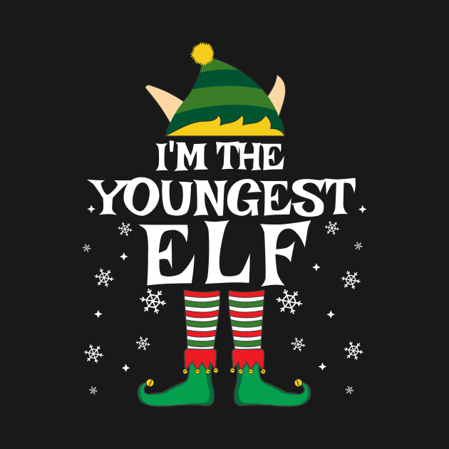 I'm The Youngest Elf Matching Family Christmas Pajama shirt by TheMjProduction