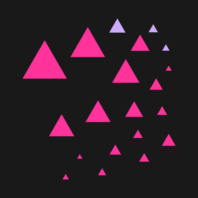 Triangle Minimal Graphic by Nikokosmos