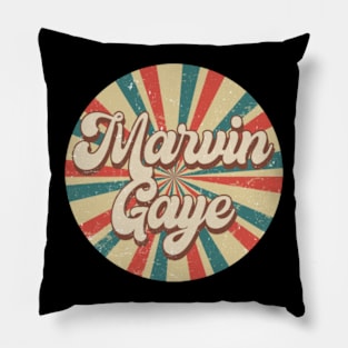 Circle Design Marvin Proud Name Birthday 70s 80s 90s Gaye Pillow