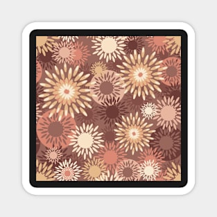 Floral retro pattern Magnet