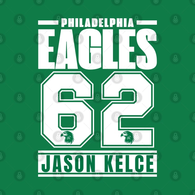 Philadelphia Eagles Jason Kelce 62 American Football by ArsenBills