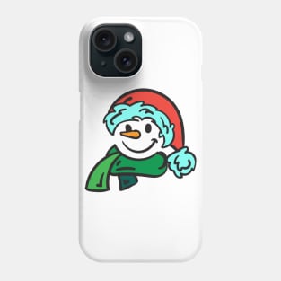 Snowman Face Phone Case