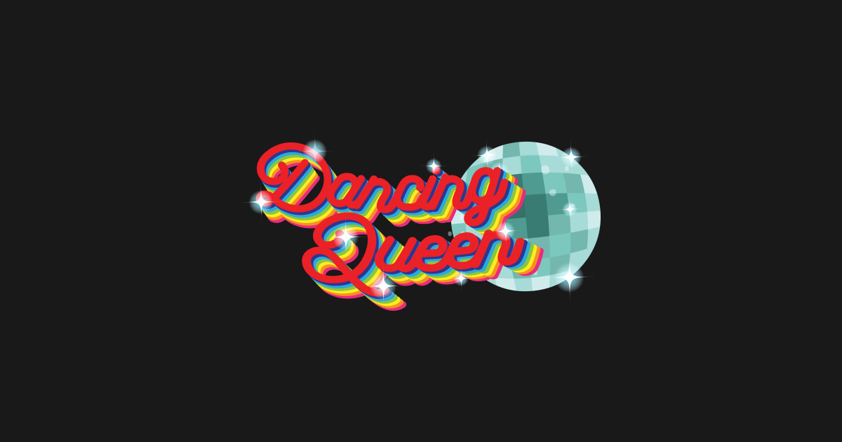 Dancing queen with Disco ball Dancing Queen Crewneck Sweatshirt