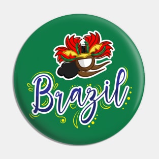 carnival in Brazil Pin