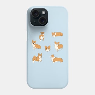 Corgi illustration pack Phone Case