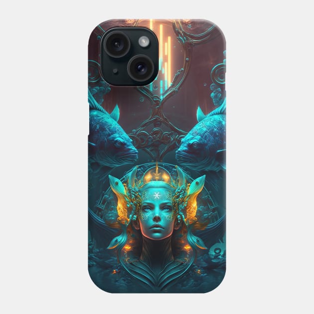 Pisces Energy 2 Phone Case by Unrealrico