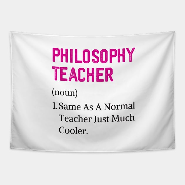 Cute high school philosophy teacher assistant Tapestry by Printopedy