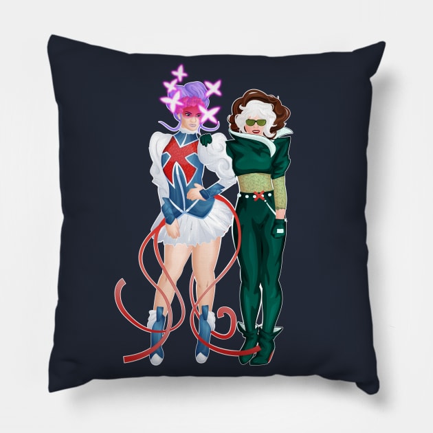 Gala Gals III Pillow by carcrashcarlos