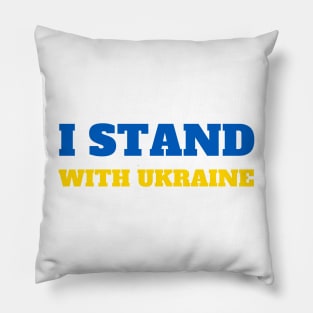 I stand with Ukraine Pillow