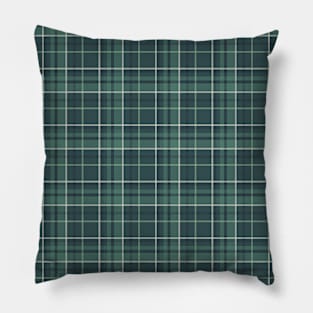 Dark Green Plaids 004#001 Pillow