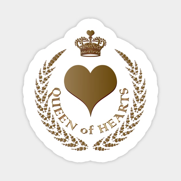 Queen of Hearts Magnet by thematics