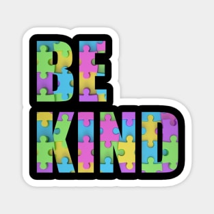 Be Kind - Autism Awareness Magnet