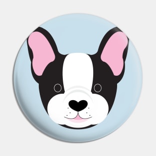 French bulldog Pin