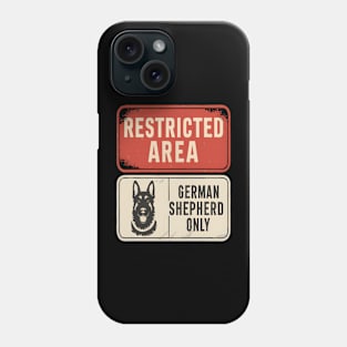 Funny German Shepherd Dad Dog Lover Vintage Phone Case