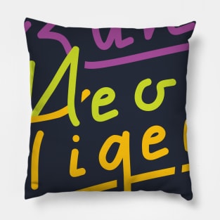 Run, Neon Tiger Pillow