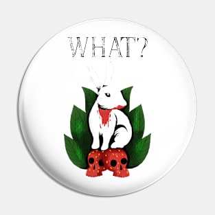 What? Strawberry Rabbit Pin