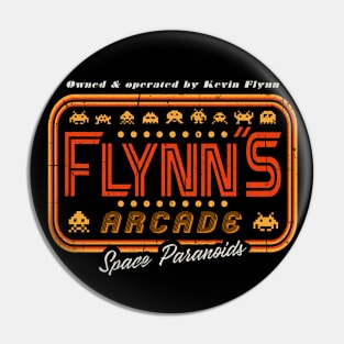 Flynn's Arcade Sign Pin