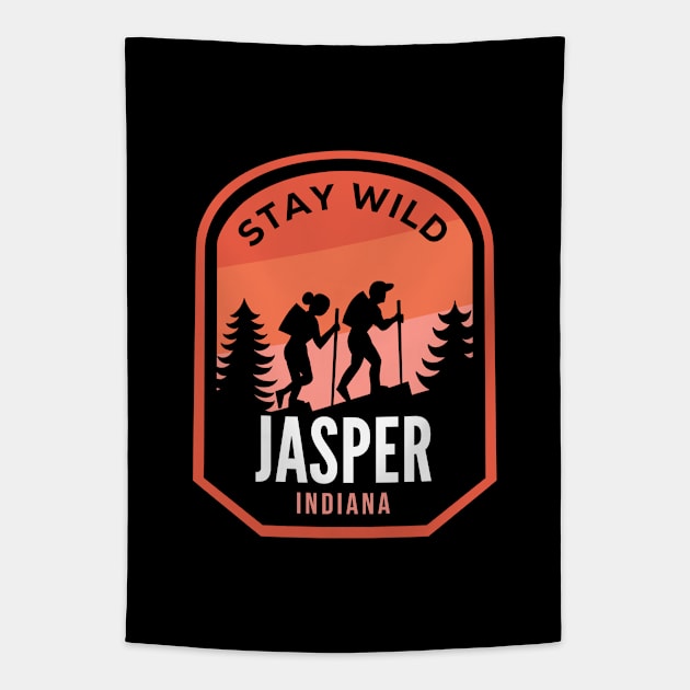 Jasper Indiana Hiking in Nature Tapestry by HalpinDesign