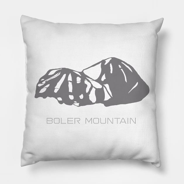 Boler Mountain Resort 3D Pillow by Mapsynergy