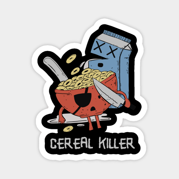 Cereal Killer Magnet by pixengalore