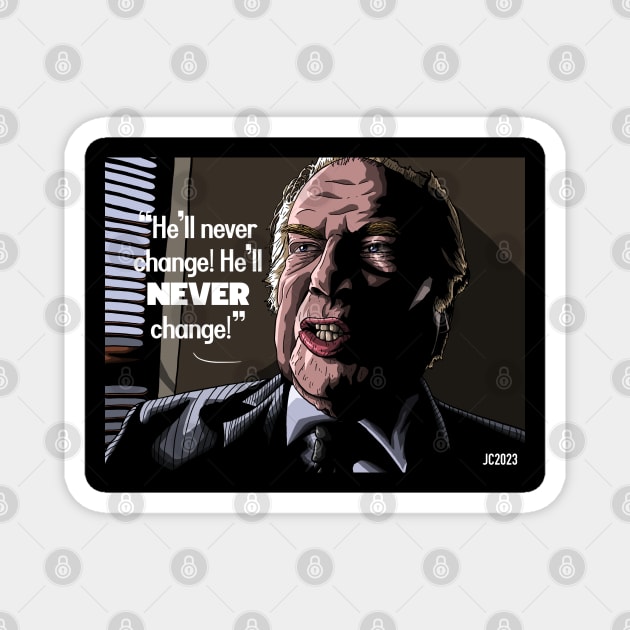 Better Call Saul “The Chicanery” Charles McGill portrait (digital) Magnet by StagArtStudios