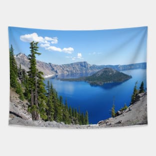 Crater Lake Photography Tapestry