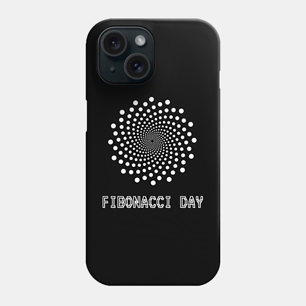 fibonacci day Phone Case by vaporgraphic