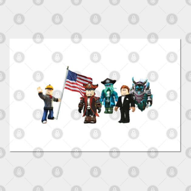 Roblox Roblox Game Roblox Characters Roblox Posters And Art Prints Teepublic - captain cape roblox