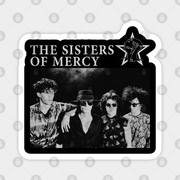 The Sisters Of Mercy Vintage Magnet by Sal.Priadi