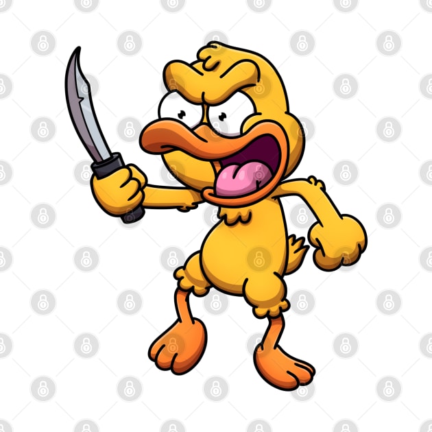 Duck With Knife by TheMaskedTooner