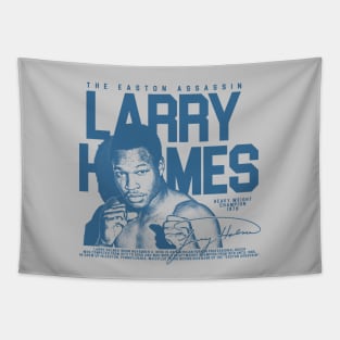 Larry Holmes - Retro Blue Tapestry