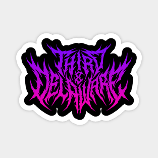 Third & Delaware Deathcore Design Magnet