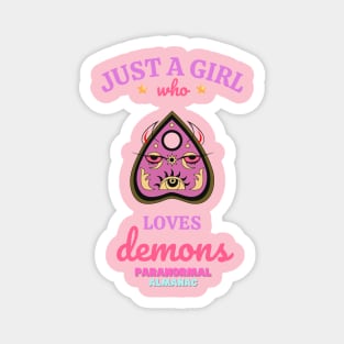 Just a girl who loves demons Magnet