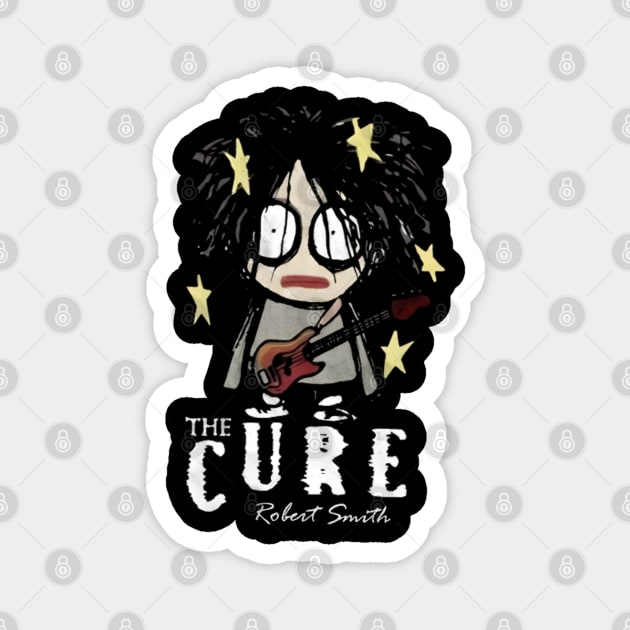The-Cure-Band-Vintage Magnet by dtr_art