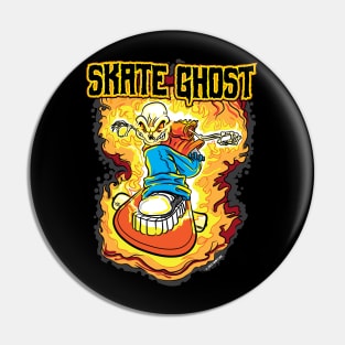 Skate Ghost Pin