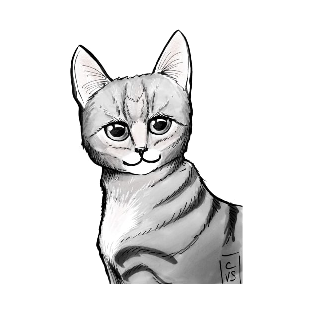 Kitty portrait by Cleyvonslay