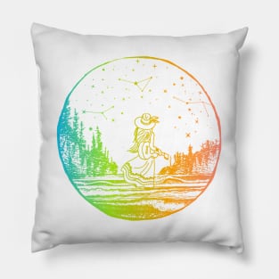 Wild Child - Wandering Gypsy Soul Pillow