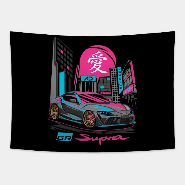 GR Supra Black Tapestry by zevalia