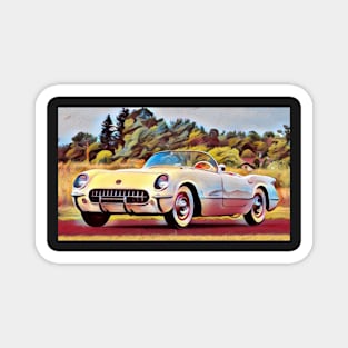 Classic Chevy Corvette C1 Magnet