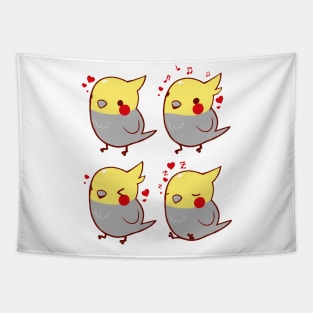 Cockatiel Lovelies Tapestry