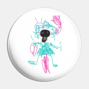 Fungo Girl Pin