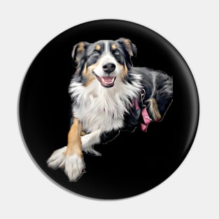 Lola the Australian Shepard Pin