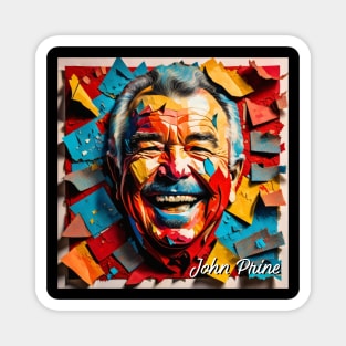 John Prine // Paper Art Magnet