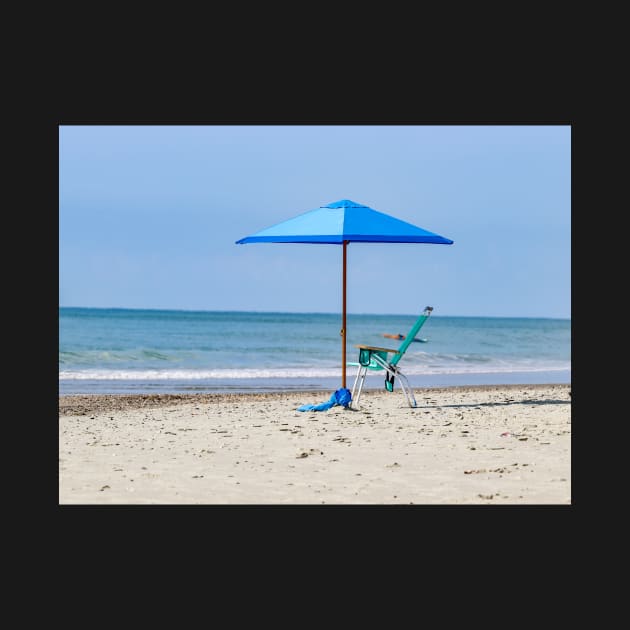 Beach umbrella and chair by Carlosr1946