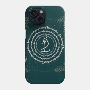 Destiny is not matter of chance, it's matter of choice. I am in control of my destiny Sigil Phone Case