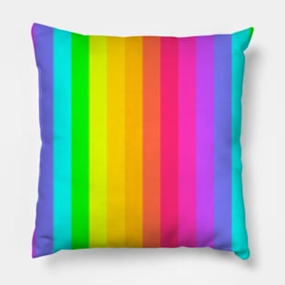 Rainbow Stripes Pillow