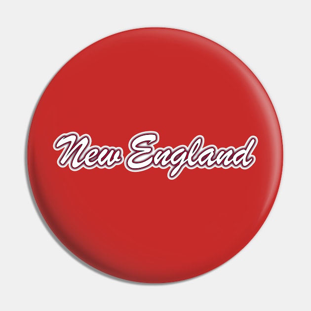 Football Fan of New England Pin by gkillerb