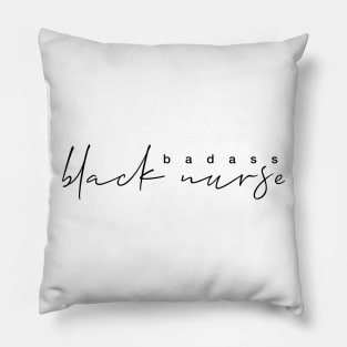 Badass Black Nurse Pillow