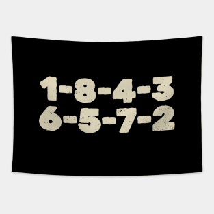 1-8-4-3-6-5-7-2 Firing Order Funny Tapestry