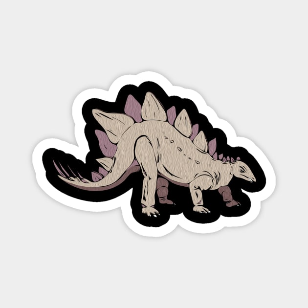 Stegosaurus Magnet by whatwemade